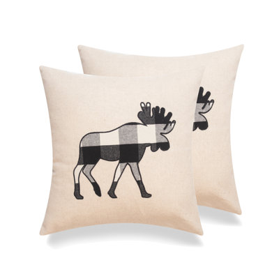 Patchwork Feather Throw Pillow