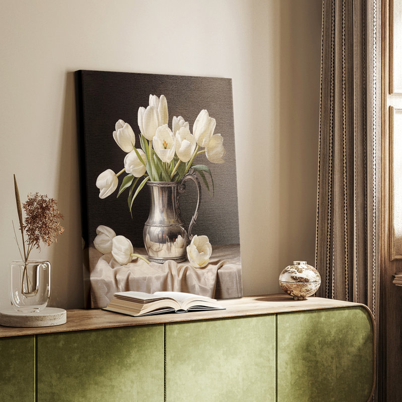 FLORAL Series DCCXCVI - Cavas de galerie sur mesure, H 60 po x l 40 po