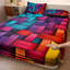 Ensemble de draps-housse Orylavena Rainbow 3D-123044766-123044765