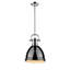 Luminaire suspendu unique / remarquable à 1 lumière Ruthie sans accents de matériau secondaire ou d'accent-1111347236-1111347419