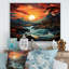 Wein Coastals Sunset Majestic Mountain River I - impression-1269383488-1269383511