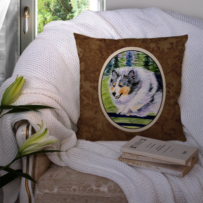 Coussin décoratif intérieur/extérieur sheltie