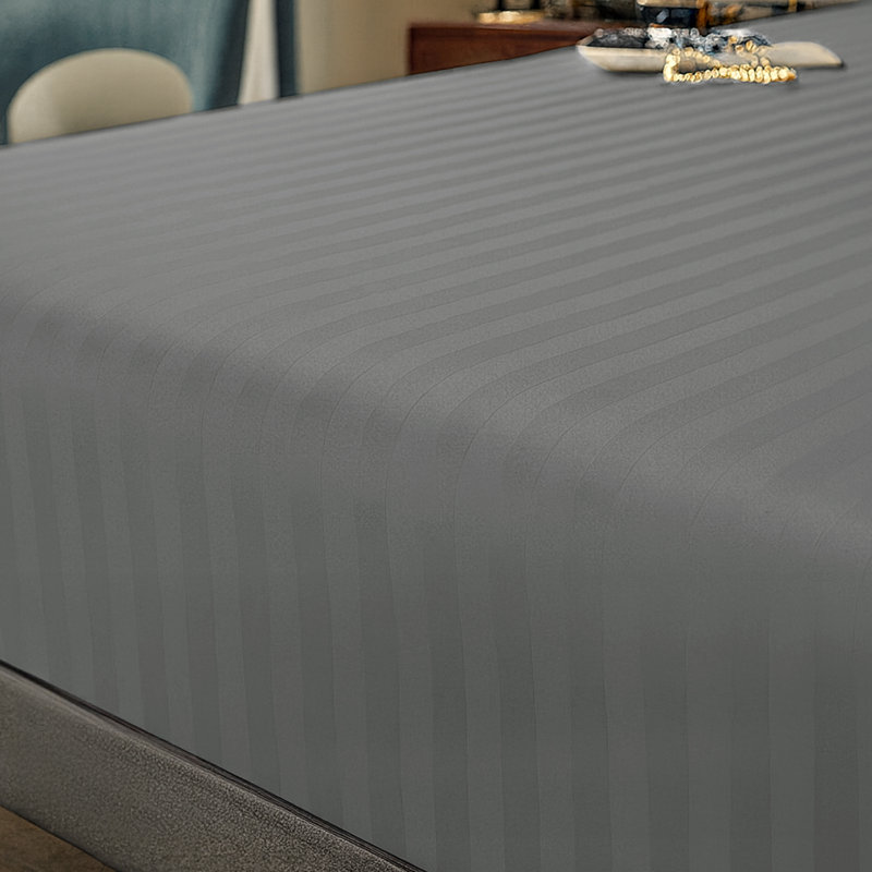 Microfiber Luxury 40cm Deep Fitted Sheet, Charcoal, Super King (6')