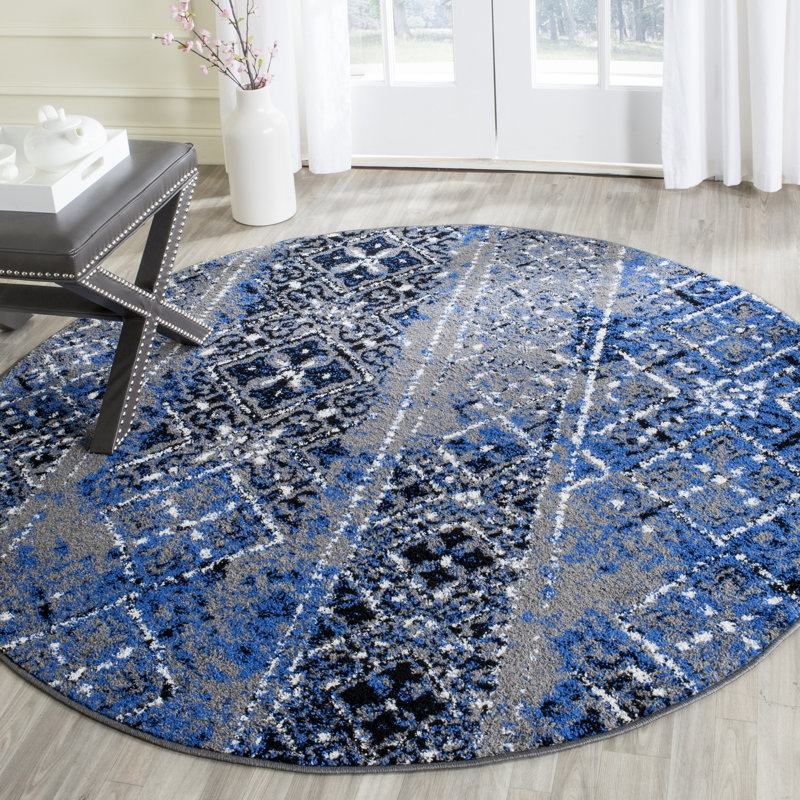Jarra Performance Abstract Rug, Round 4'