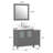  Framed 29.9" Single Bathroom Vanity Set with Mirror-27042772