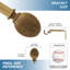 Tringle à rideaux simple ajustable 1 po Danika-1290055334-1290055333