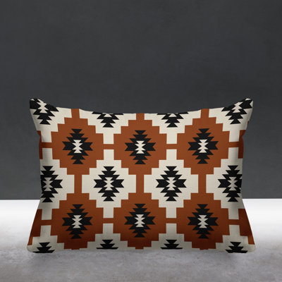 Hinto Outdoor Reversible Throw Pillow