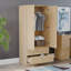 Maybery MDF & Particleboard Wardrobe-1175581451