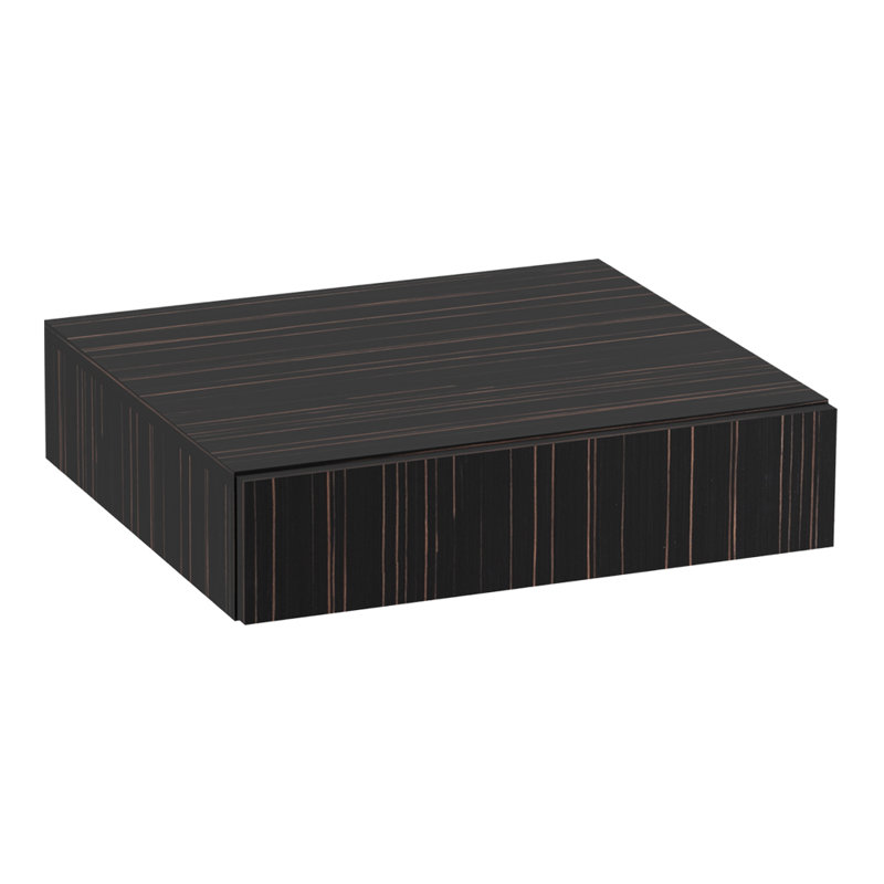 Jute 24" Lap Drawer Kit, Velours ébène