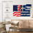 Borges USA And Greece Flags