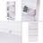 Gery 9 Pair Wall Mount Shoe Storage Cabinet-371889919
