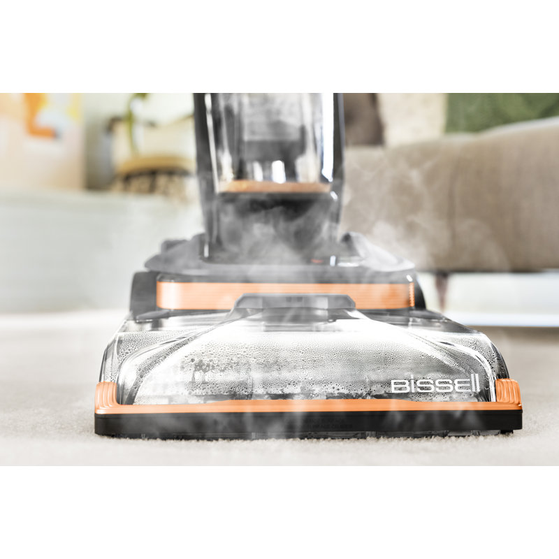 BISSELL Revolution HydroSteam Pet Upright Carpet Cleaner, Gray