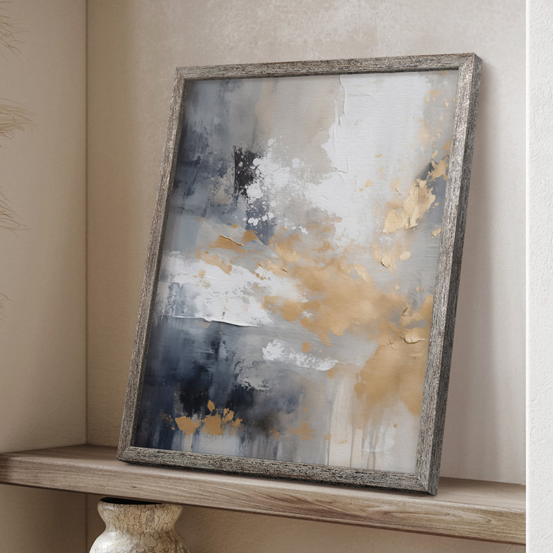 Reproduction encadrée FLORAL Series CECLV III - bois massif, H 11 po x l 9 po