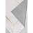 Saoirse Geometric Machine Made Flatweave Polyester Area Rug in White/Gold-1610578444