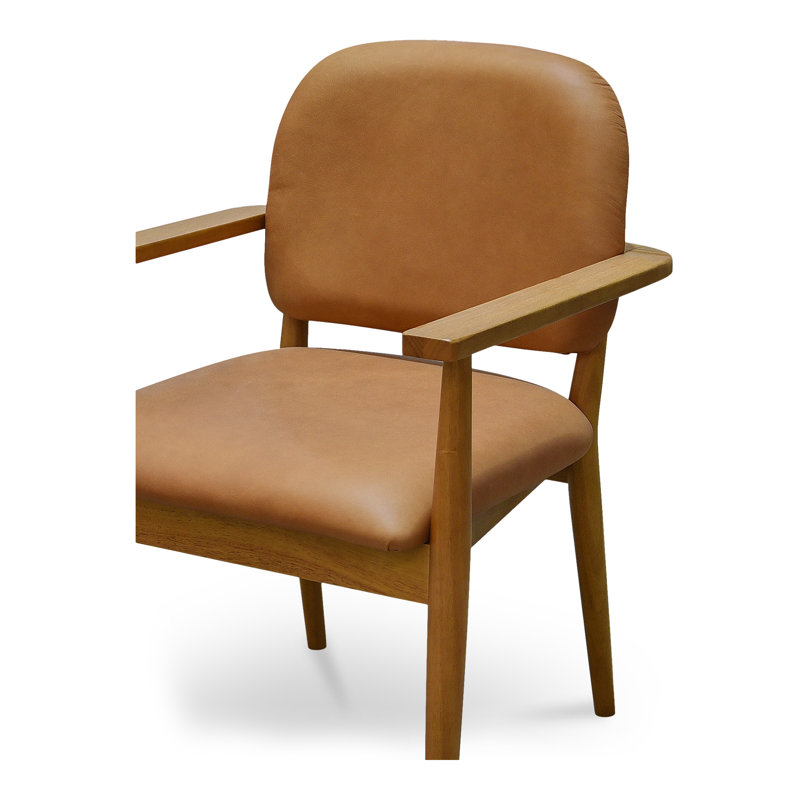 Norrie Dining Chair Cream, Brown