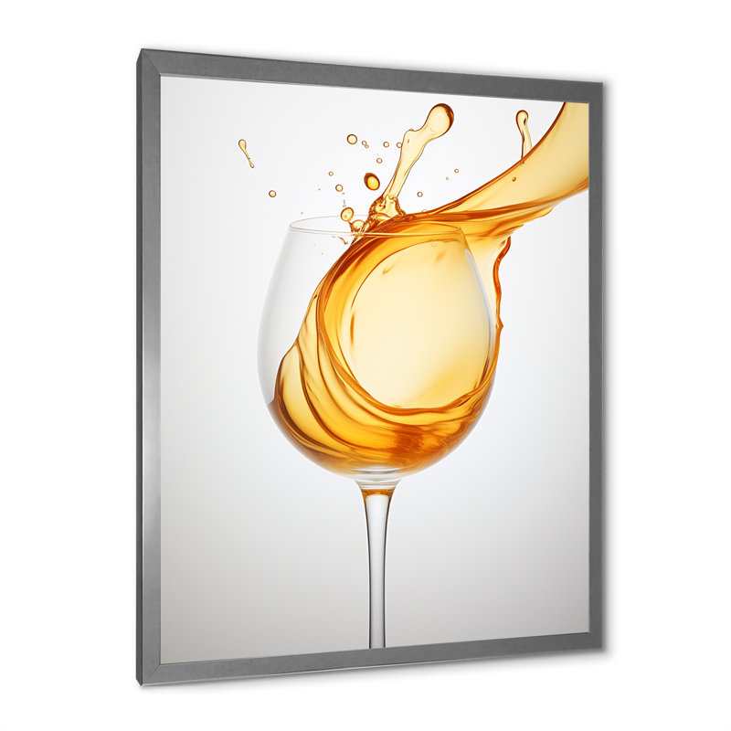 " Nectars Note " Print, Silver Single Picture Framed, 20" H x 12" W x 1" D