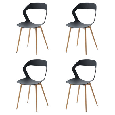 47.5cm H Side Chair in Black