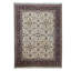 Wool Floral Area Rug in Navy