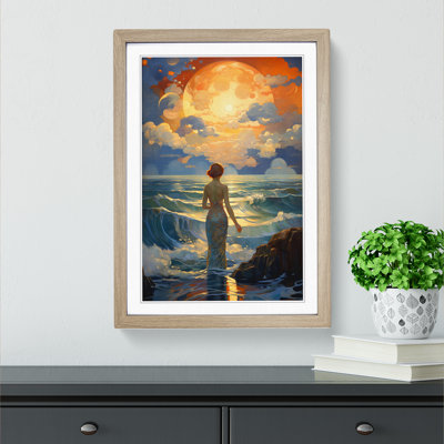 Ocean Deco - Single Picture Frame Print on Wood