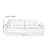 Striped Linen Washable Straight Sofa