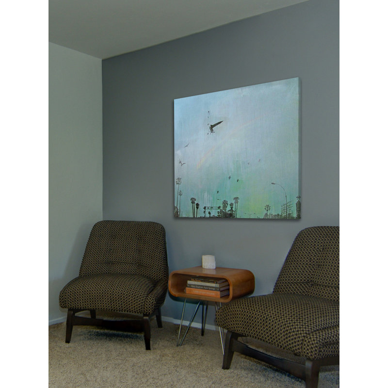 " End Of The Rainbow " by Tracy Silva Barbosa, 32" H x 32" W