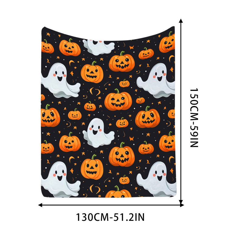 Couverture en flanelle Halloween