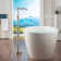 Lumen 1 Handle Floor Clawfoot Tub Faucet with Diverter