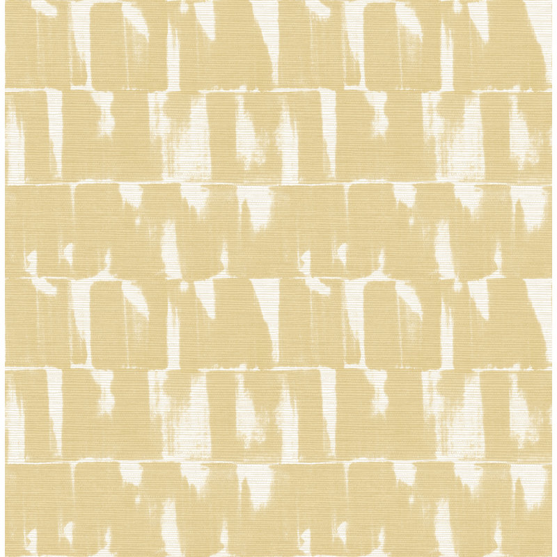 Double rouleau abstrait jiyanna, Jaune