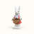 Rabbit Garden Statue with Planter Basket