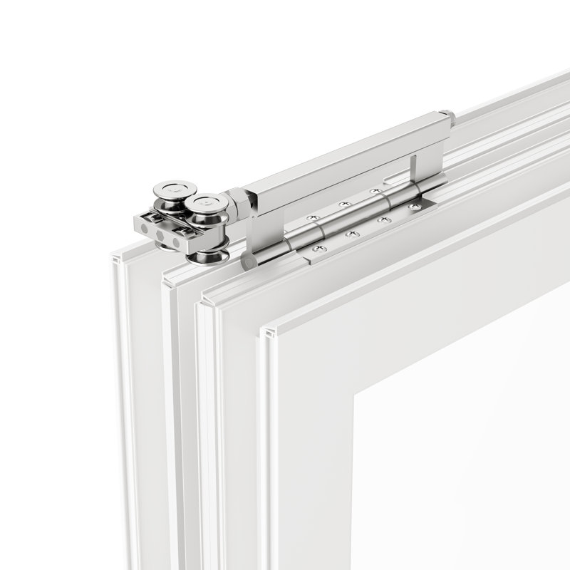 KaMic VersaFold 108" Wide 3-Panel Aluminum Bi-Fold Patio Door with Low-E Argon Glass – Left-or-Right Outswing, 108" W x 80" H