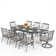 Argyri Rectangular 8 - Person 83.07" Long Dining Set with Cushions