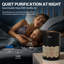 Purificateurs d'air FreAire pour housses domestiques jusqu'à 1086 pi², purificateur d'air HEPA avec lumières RVB, purificateur d'air pour animaux domestiques, poussière, pollen, pollen, odeur, noir