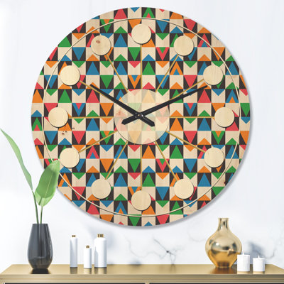Solid Wood Wall Clock