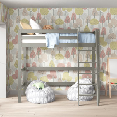 Lit mezzanine en bois massif Snari par Harriet Bee