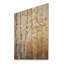 Minimalisme américain Basswood Tree II - arbre sur bois-429409645