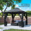 24.5 Ft. W x 24.5 Ft. D Metal Soft-top Gazebo