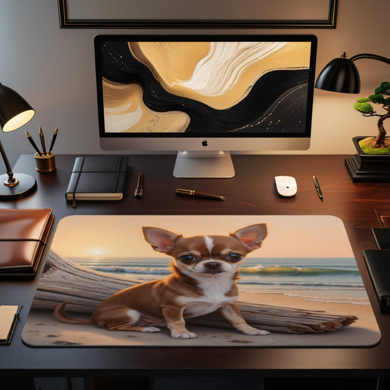 Polyester Desk Pad, 31.5x15.5