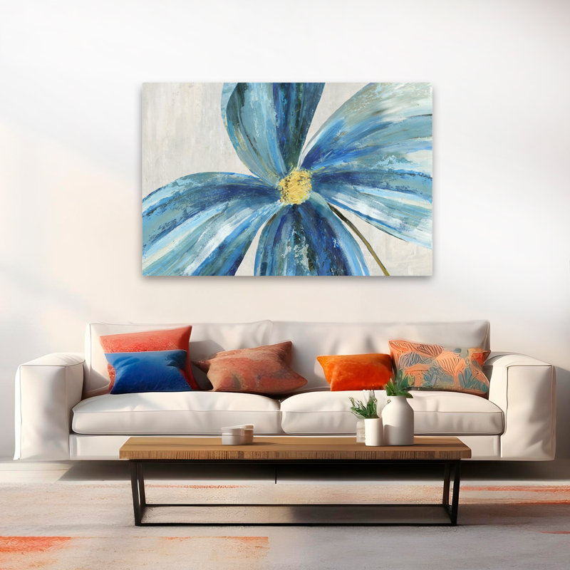 Plantes, fleurs, abstrait, art mural Ophelia II, H 40 po x l 60 po