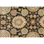 High-Quality Hand-Knotted Black Area Rug