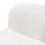 Chaise d'appoint pivotante en simili peau de mouton Simone