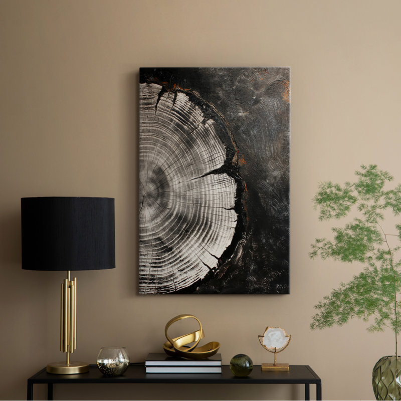 Série ABSTRACT CCXLIV - Toile tendue avec châssis de qualité supérieure - Prêt à être accroché, H 18 po x l 12 po