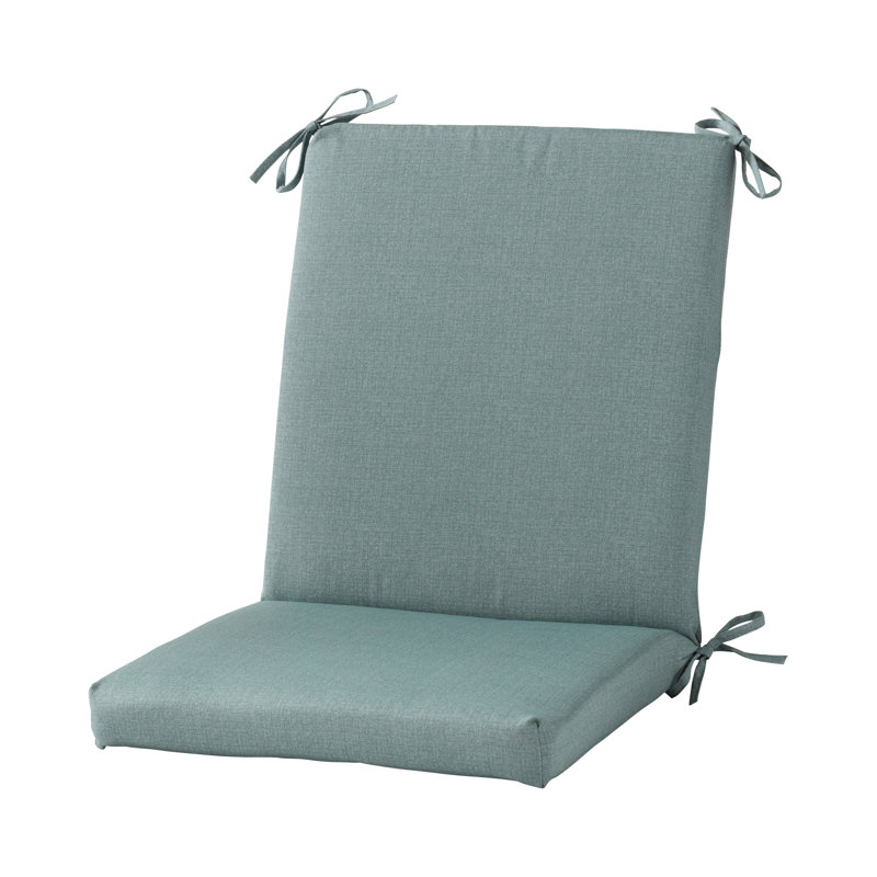 High Back Dining Chair Pad, Seaglass