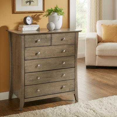 Cyprus 33.86 " W 6 - Drawer Dresser