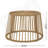WICKER HIGH-BACK CHAIR With Side Table-1070543956
