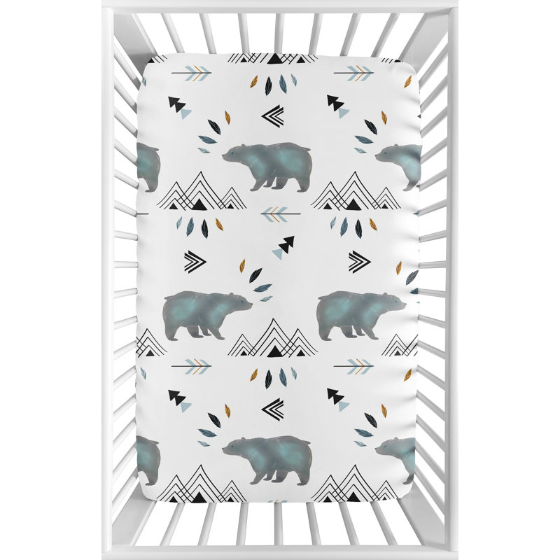 Bear Mountain Mini Fitted Crib Sheet