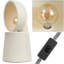 Lampe de table colonne DEL 17,5 po Claude