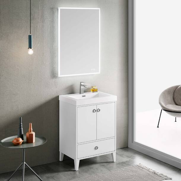 Ebern Designs Jez 20.125'' Free Standing Single Bathroom Vanity with ...