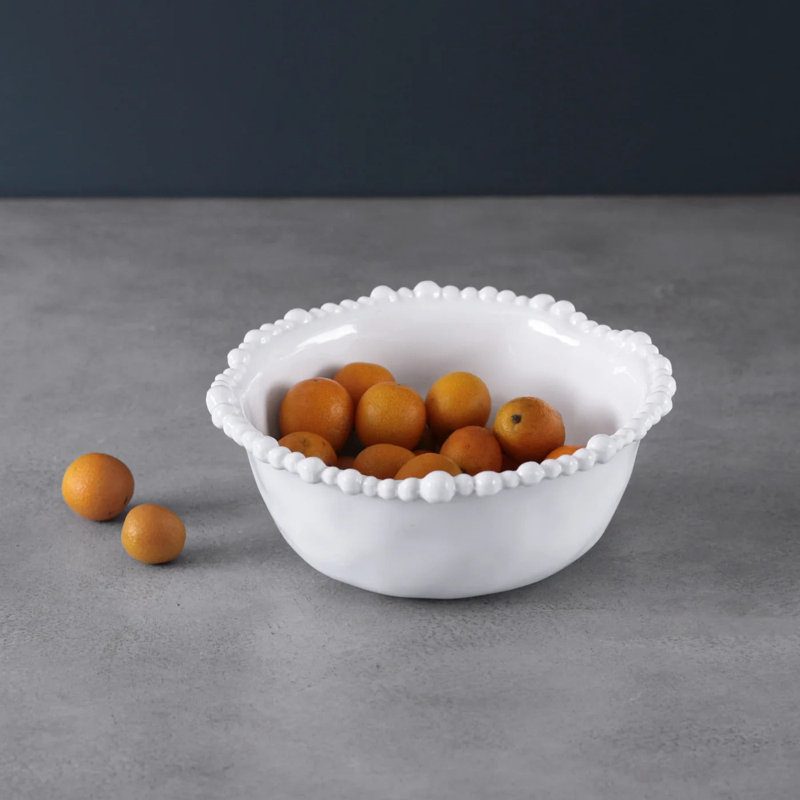 Vida Melamine Cereal Bowl, White