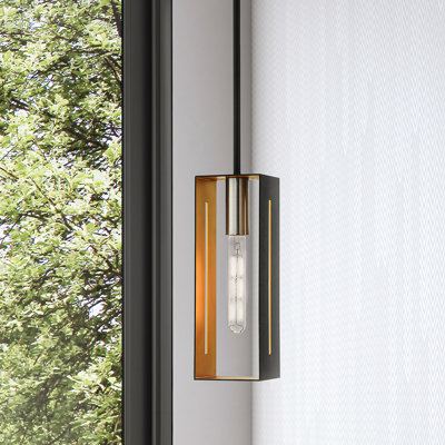 Luminaire suspendu simple à 1 lumière Columbus