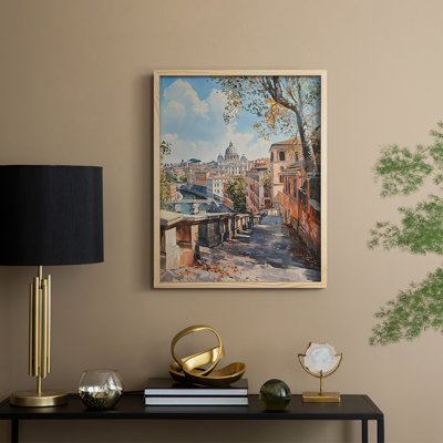 LANDSCAPES Series CDIV, reproduction encadrée - bois massif